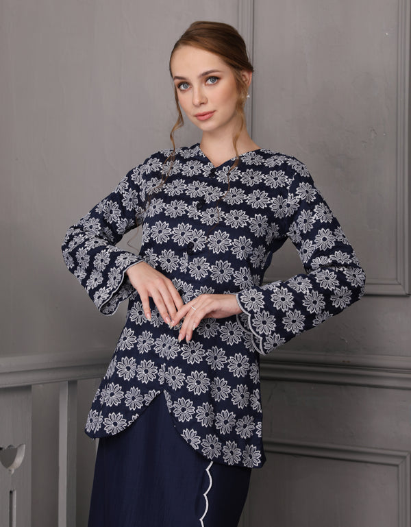 BAJU KEBAYA ZOE (MIDNIGHT BLUE)